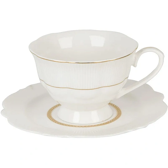 Набор чайный 12пр. White chic (6 персон) v=190мл (подарочная уп), 0970019