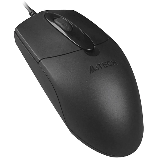 Мышь компьютерная A4Tech OP-720S черный (1200dpi) silent USB/3but