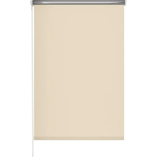 Рулонная штора Комус Мебель blackout silver 537837 V5, 80х160, бежевый
