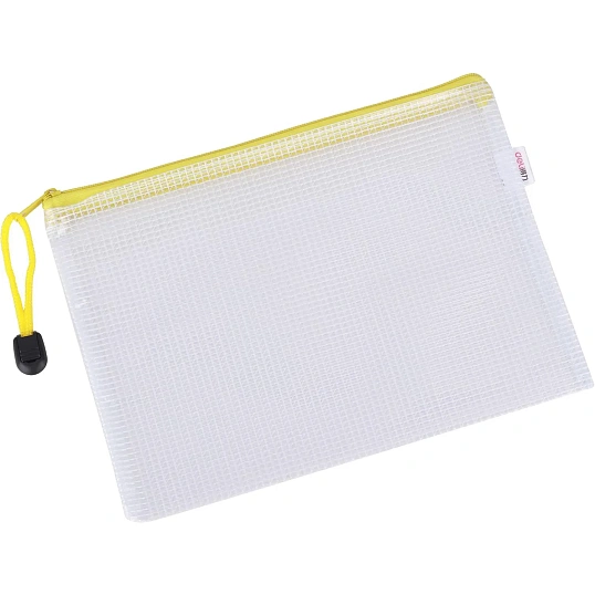 Папка-конверт на молнии А5 PP 0,23 мм ассортименте E5656