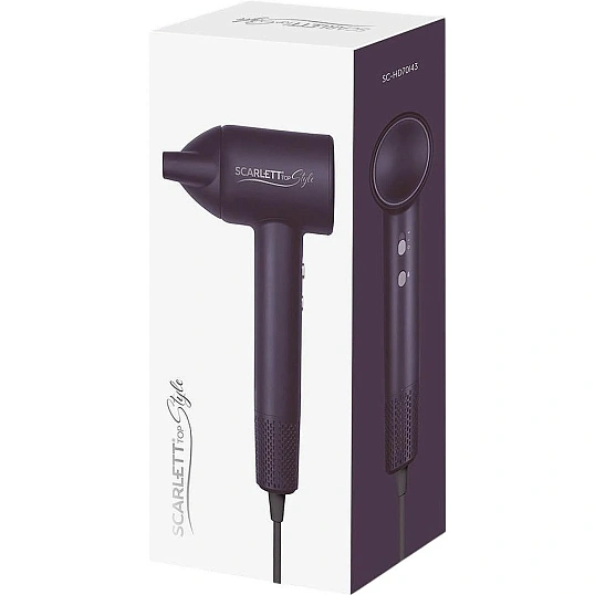 Фен Scarlett SC-HD70I43 (Аметист, BLDC-мотор, LED индикация температуры)