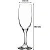 Бокал - флюте Бистро 190 мл. d=54 мм. h=190 мм. 12шт/уп
