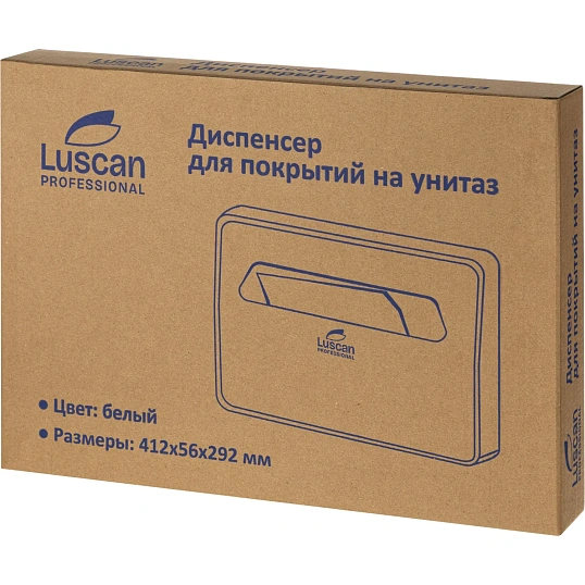 Диспенсер для покрытий на унитаз Luscan Prof Etalon белый VX781