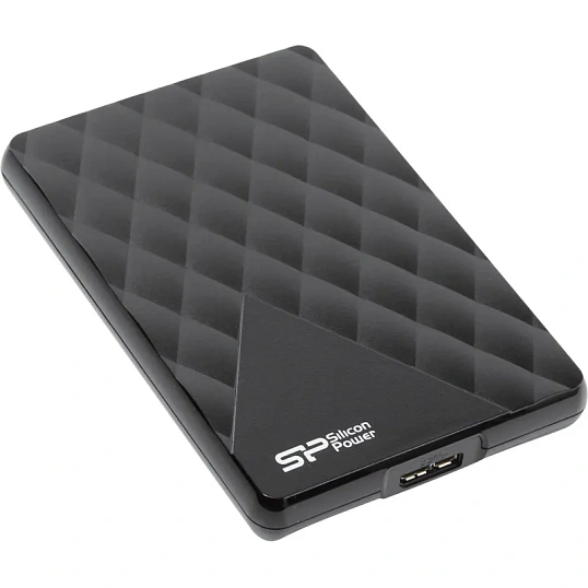 Портативный HDD Silicon Power Diamond D06 2Tb/2.5/Черный(SP020TbPHDD06S3K)