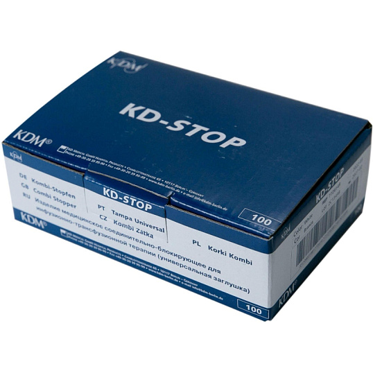 Устройство соед.-блок. для инф.-трансфуз.терапии, белый, KDM, 100шт/уп