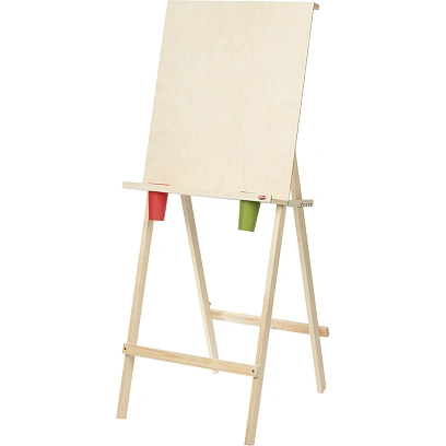 Мольберт напольный Хлопушка Комус Арт 60х135см, одностор., 2 стакана