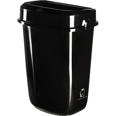 Контейнер для мусора  (корзина) Luscan Prof Etalon 32л черный 151040