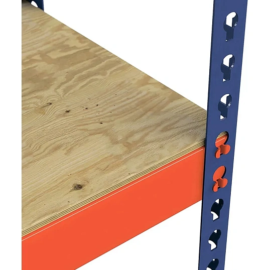 Стеллаж металлический ГТС_Профи 2000x1540x770 мм. 4 яруса, фанера