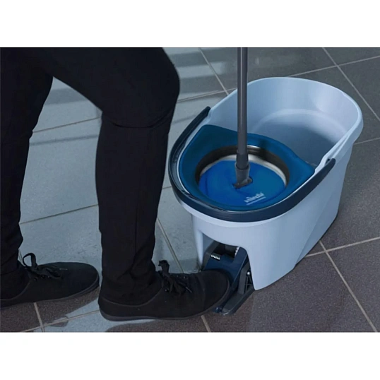 Комплект для уборки Vileda УльтраСпин Мини 158010 голубой стелескоп.ручкой