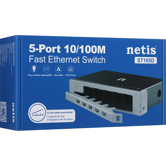 Коммутатор Netis ST105D 5PORT 10/100M