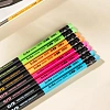 Карандаш чернографитный Deli Scribe 2B деревянный с ластиком в ассортименте
