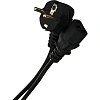 Кабель комп -> розет 220V (угловая Евровилка) 3Gx0,5mm2 3м iOpen ACE021-3M