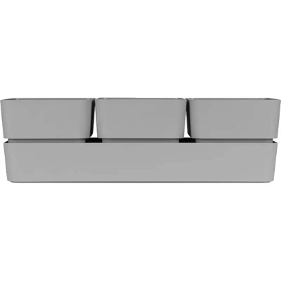 Набор кашпо Фиори Трио Цв. Серый жемчуг (Арт. КШ-0524)