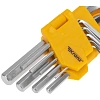 Набор ключей имбусовых HEX KRANZ 1,5-10 мм, CrV, 9 шт. KR-12-5215