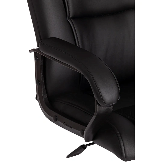 Кресло UT_BERGAMO (22) кожзам черный 36-6 хром