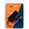 Разветвитель USB  HS005 USB 3.0x4/черный