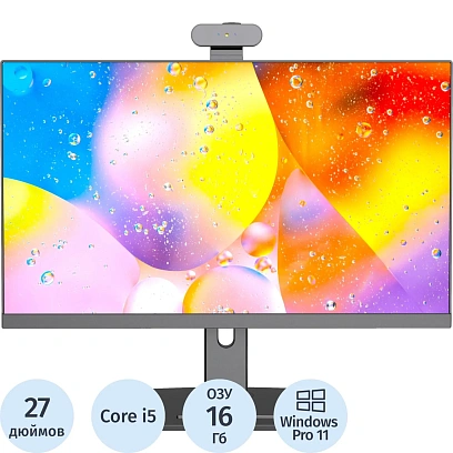 Моноблок Rikor AIO 201.1(9914B884)27/i5-12400/1x16Gb/512Gb/W11P