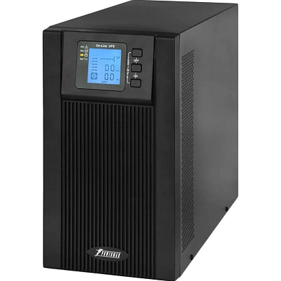 ИБП Powerman Online 3000, LCD, дв. преобр., 3000ВА/2700Вт, 3 EURO, USB