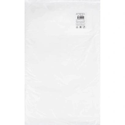 Пакет фасовочный ПНД 24х37 см, 12 мкм 500 шт/уп прозрач