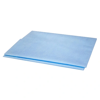 Салфетка стерил. 45х45см спанбонд пл.40 ламинир., голубая, 1шт./уп  Гекса