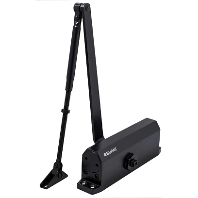 Доводчик БУЛАТ ARCTIC ДД 504/5 A-B, дверной, (80-150 кг), черный