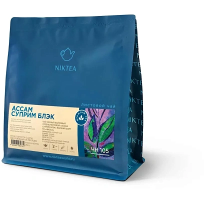 Чай Niktea Assam Supreme Black черн.байховый, 250г