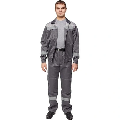 Костюм летний муж. л22-КБР т.сер./св.сер (р.48-50) 170-176 (Арсенал-СП)