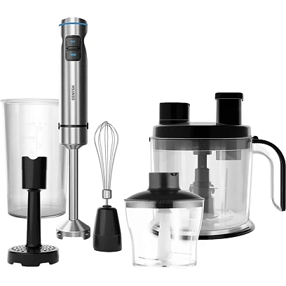 Блендер Centek CT-1317 1500Вт, шинковка 1.5л, чоппер 650 венчик,стакан