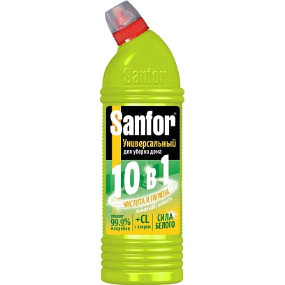 Универсальное чистящее средство САНФОР УНИВЕРСАЛ 750г Лимонная свежесть