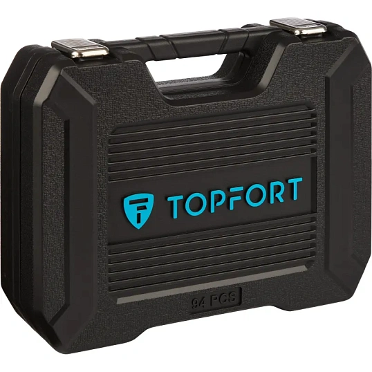 Набор инструмента TOPFORT 94 предметов  1/4 и 1/2