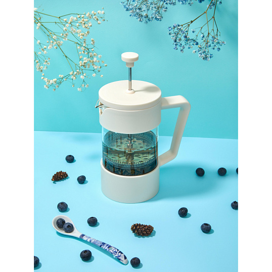 Френч-пресс 600 мл. Ареналь ПП, боросиликатное стекло, нерж сталь