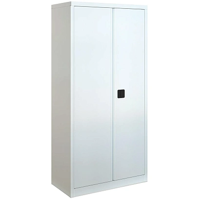 Шкаф MEG_медицин. оф. ШМм МСК-982.214 мет.,2-х ств.,4р.полки,р.замок, белый