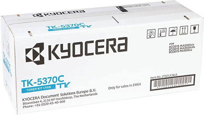 Тонер-картридж (1T02YJCNL0) Kyocera TK-5370C голубой для Ecosys PA3500cx