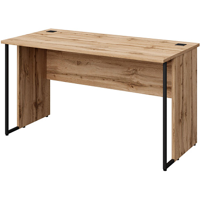 Стол К-Loft 241S011 1380х670х752 дуб натур/мет. черный