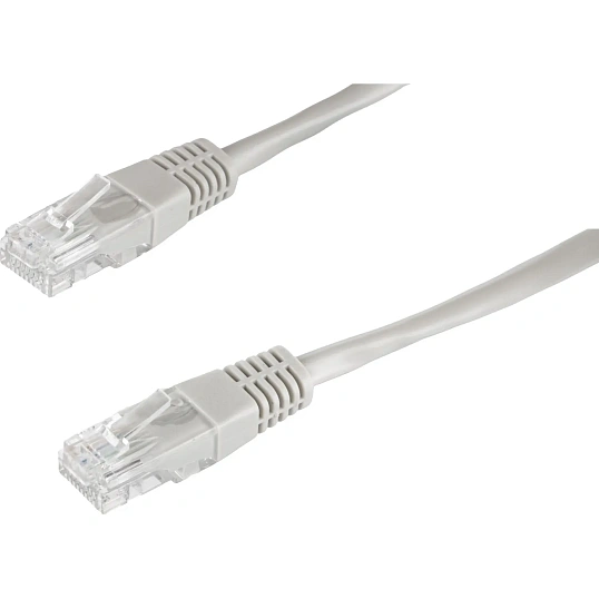 Патч-корд BigTech OPCC006 UTP CCA кат.5e/10м/литой/многожильный (серый)