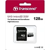 Карта памяти Transcend 128GB microSDXC Class 10 UHS-I U1 R100 TS128GUSD350V