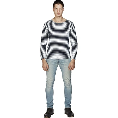 Тельняшка лет. т.син. полоса (р.46)