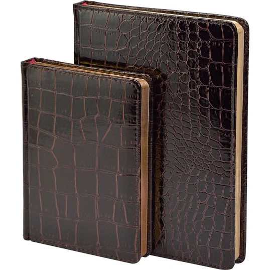 Ежедневник недатированный А6+ Caiman (коричневый)3-498 Д