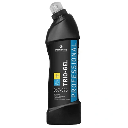 Профхим сантех щел гель с отбел/дез-эфф Pro-Brite/Trio-Gel (067-075), 0,75л