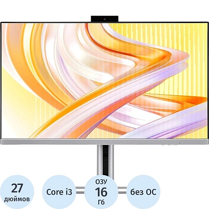 Моноблок OSiO FocusLine (F270i-001s)27/i3-12100/16/512/NoOS/Silver