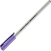 Ручка шариковая TRIBALL 1,0мм трехгранный корпус - цвет чернил фиолетовый