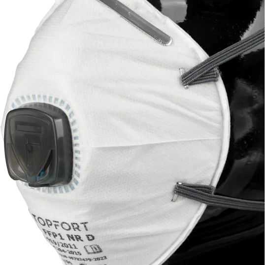 Полумаска фильтрующая TOPFORT 212 с кл FFP1 до 4ПДК 10шт/уп