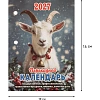 Календарь настольный перекидной 2027  Год Козы газет 2кр 100х140 НПК-21-27