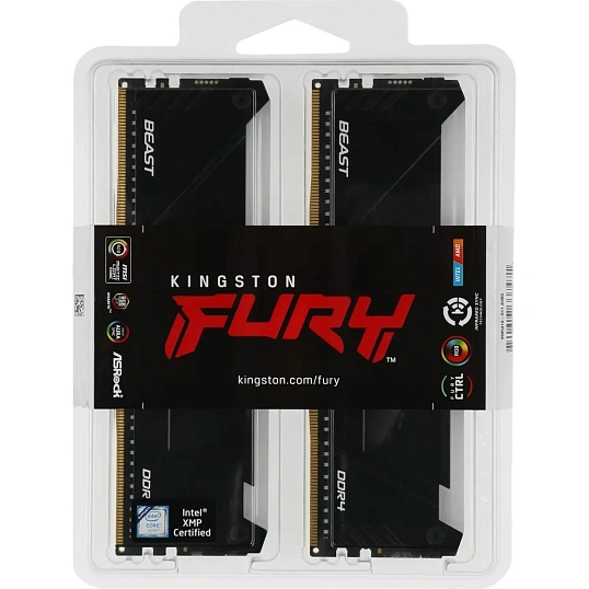Модуль памяти Kingston DDR4 DIMM 64Gb(2x32Gb)3200Мгц(KF432C16BB2AK2/64)