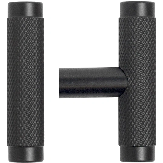 Ручка УЗК_кнопка меб.StahlBuro AP2308 (16763) BL матовый черный 2шт/уп