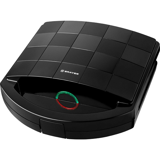 Вафельница BRAYER 2307BR, 750Вт, белг.вафли,панель 22,5x13 см,антиприг.покр