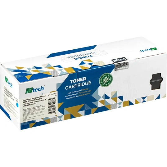 Картридж лазерный Retech 415X W2031A гол. для HP LJ M454/M479