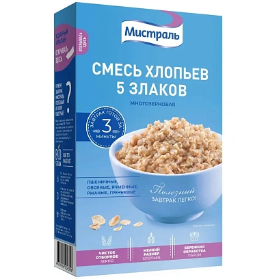 Каша Мистраль Смесь 5 злаков 400г