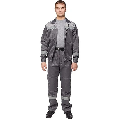 Костюм летний муж. л22-КБР т.сер./св.сер (р.64-66) 170-176 (Арсенал-СП)