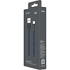 Кабель USB PERO DC-04 Type-C, 3А, 2м, Blue-black (Fast Charge)